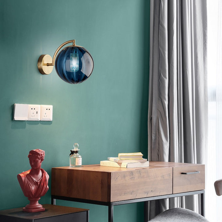 Künstlerische Globe Wandlampe
