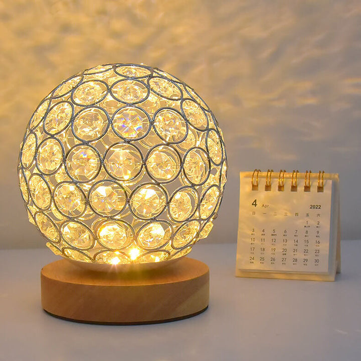 Moderne Minimalistische Runde USB Aufladbare LED Nachtlicht Tischlampe