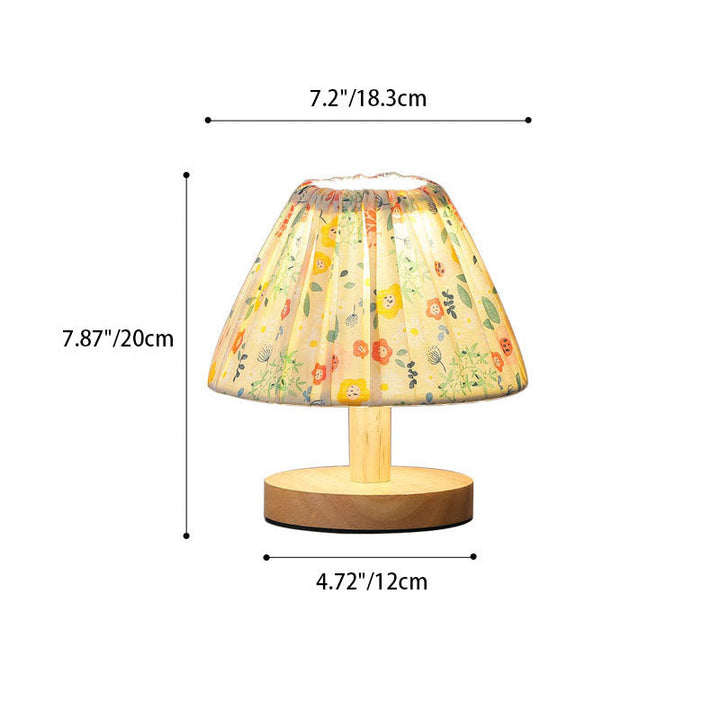 Moderner minimalistischer kreativer Eisenblumenform 1-Lampen Tischlampe