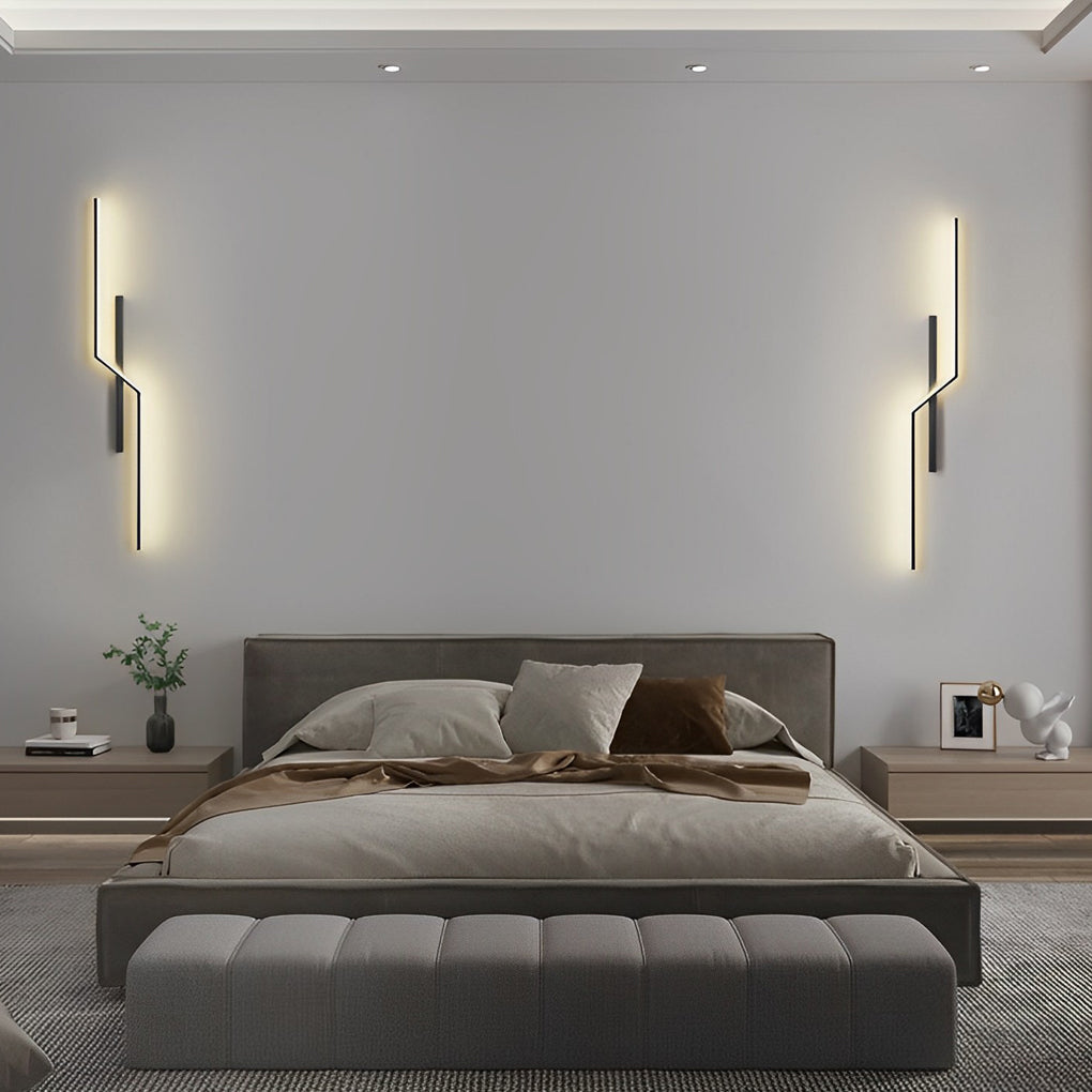 Lines Kreativ LED Moderne Minimalistische Wandlampe Dekorative Wandleuchten Beleuchtung