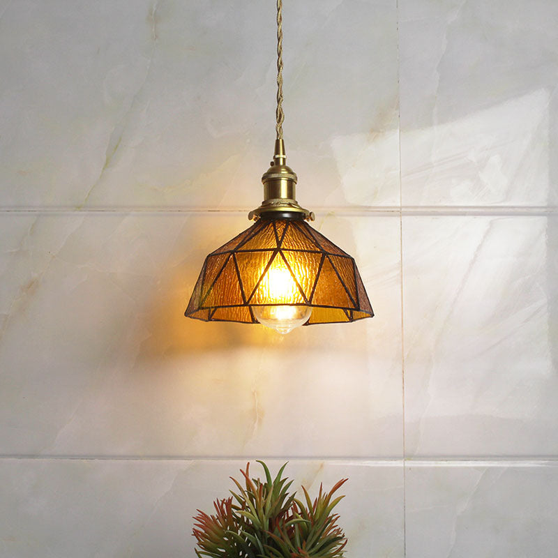 Vintage Geometric Pendelleuchte
