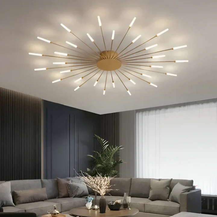 Luxuriöse LED-Deckenlampe | Stilvolles Deckenlicht für das Wohnzimmer