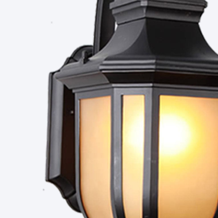 Moderner europäischer minimalistischer Aluminiumlegierung quadratischer Außen-Wandleuchten-Lampe