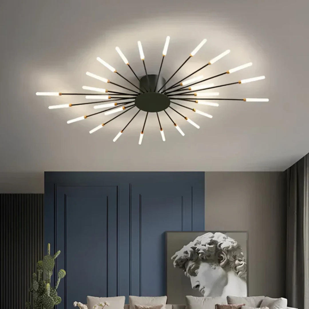 Luxuriöse LED-Deckenlampe | Stilvolles Deckenlicht für das Wohnzimmer