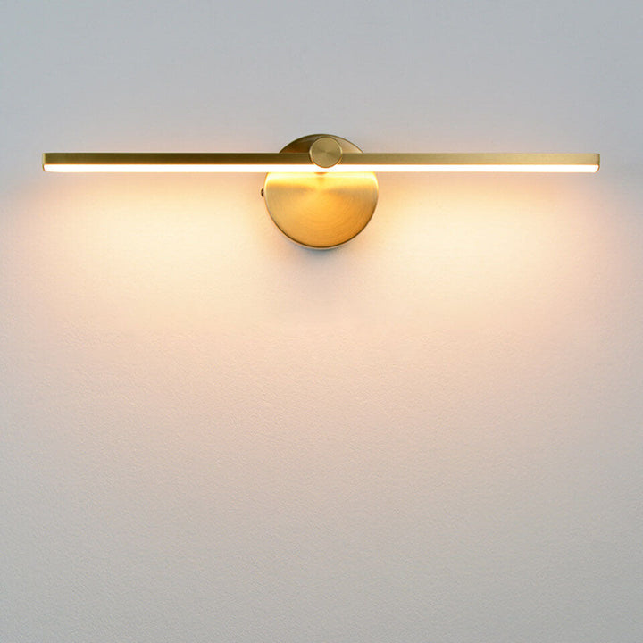 Nordic Minimalist Aluminium Lange Leiste Schalter LED Spiegel Wandlicht Lampe