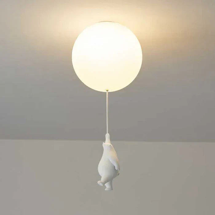 Kinder-Deckenlampe mit Bär und Ballon - CloudBear