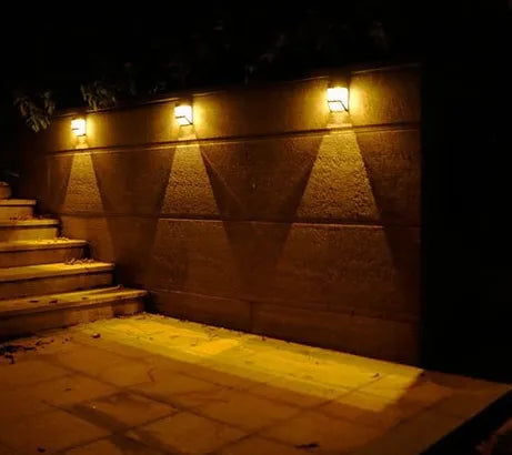 Solar-Wandleuchte mit LED – Moderne Außenbeleuchtung für Garten & Terrasse, Wandleuchten