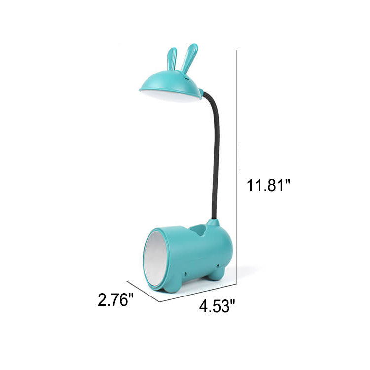 Cartoon Kreativ Kaninchen LED Touch USB Stifthalter Schreibtischlampe