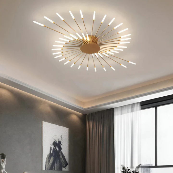 Luxuriöse LED-Deckenlampe | Stilvolles Deckenlicht für das Wohnzimmer