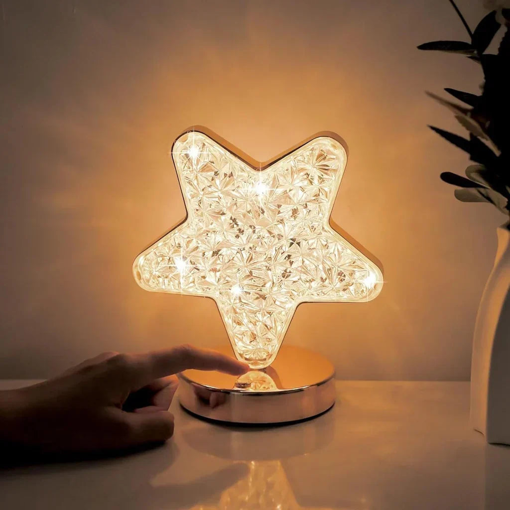 Magische Kristall Tischlampe mit Dimmer - Celestia