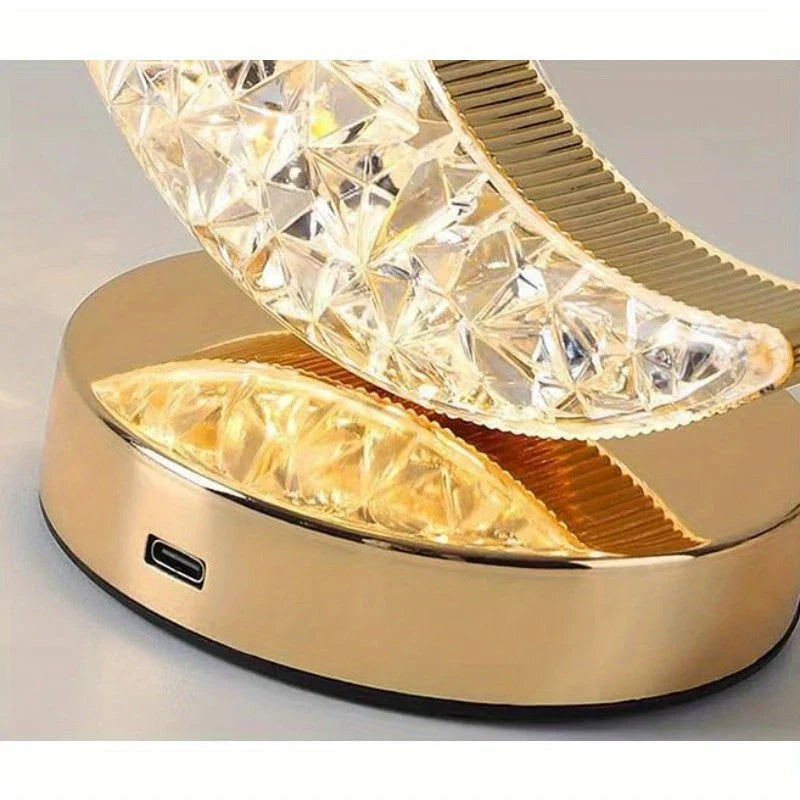 Magische Kristall Tischlampe mit Dimmer - Celestia