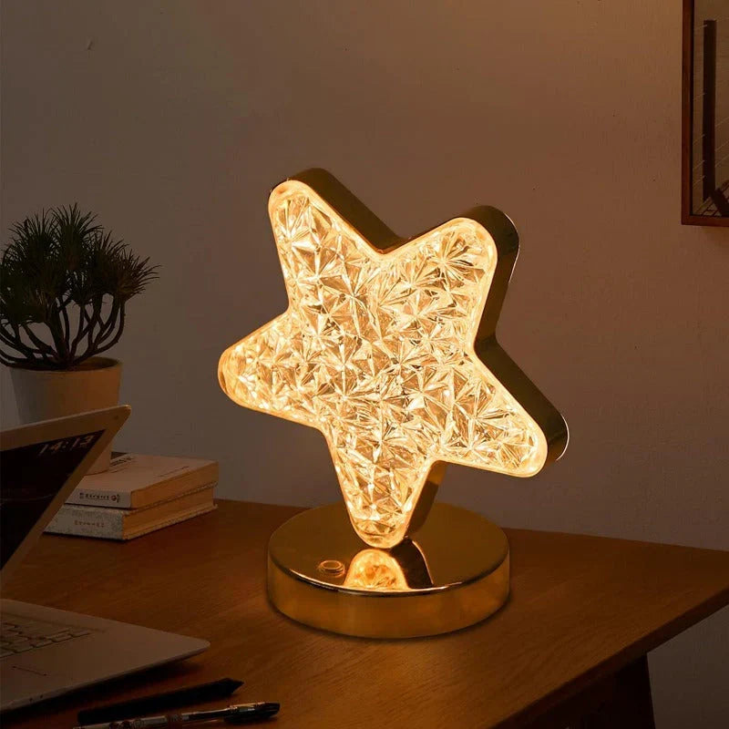 Magische Kristall Tischlampe mit Dimmer - Celestia