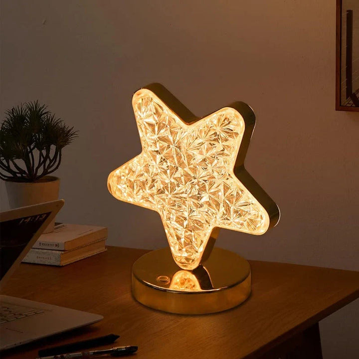 Magische Kristall Tischlampe mit Dimmer - Celestia