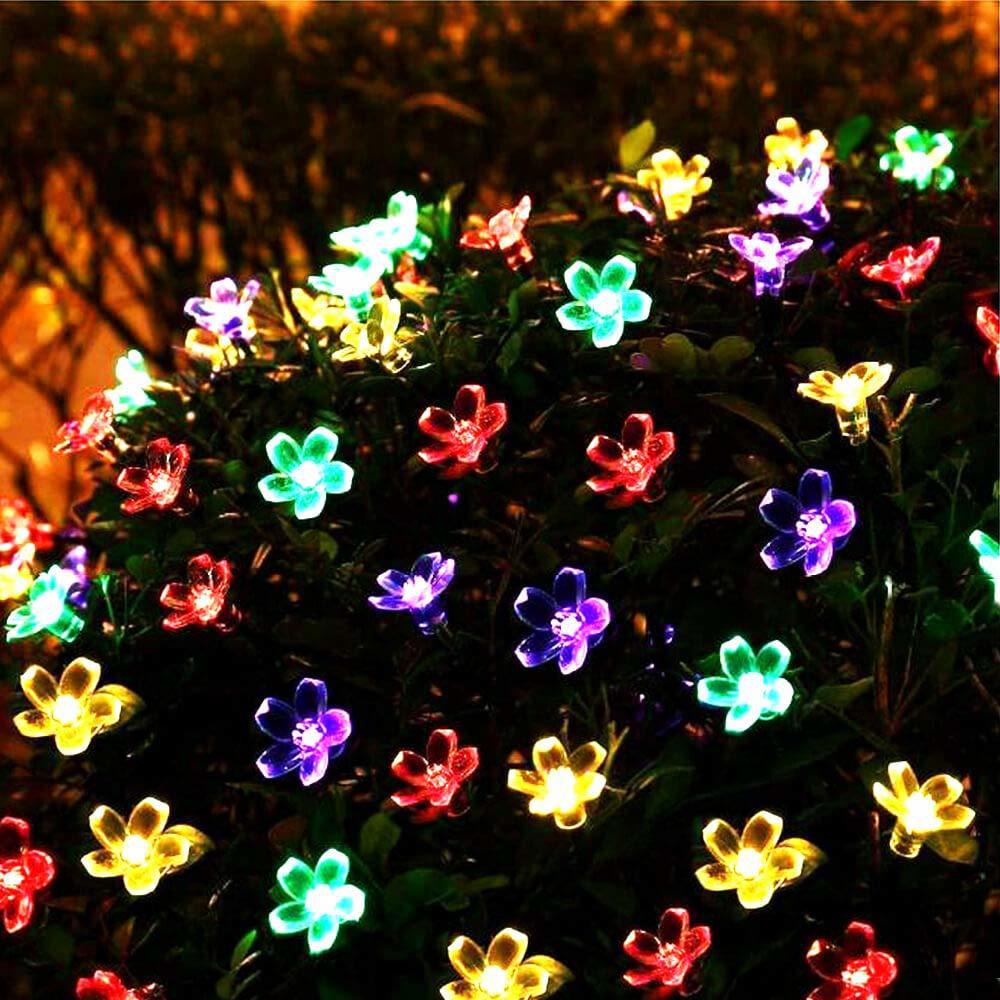 Solar Blumen Dekorative Lichter