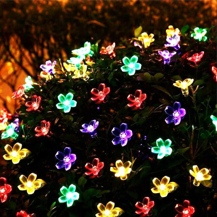Solar Blumen Dekorative Lichter