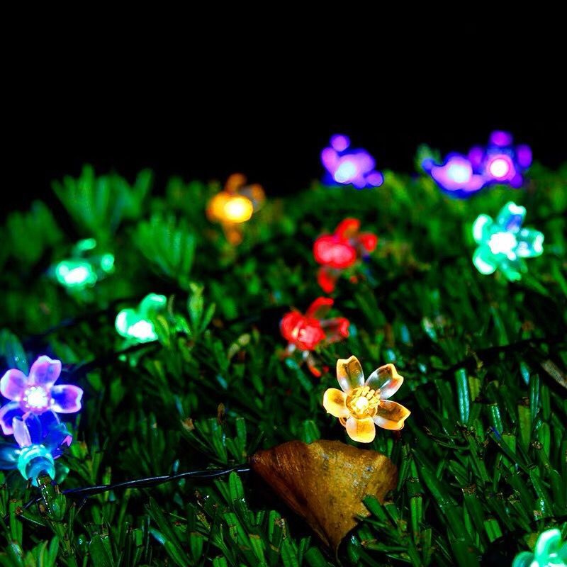 Solar Blumen Dekorative Lichter