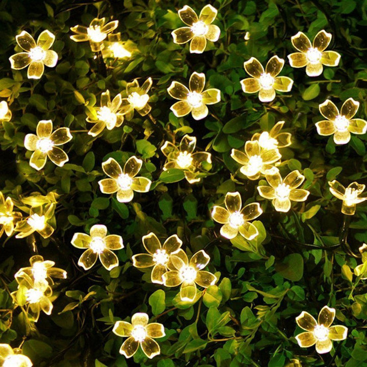 Solar Blumen Dekorative Lichter