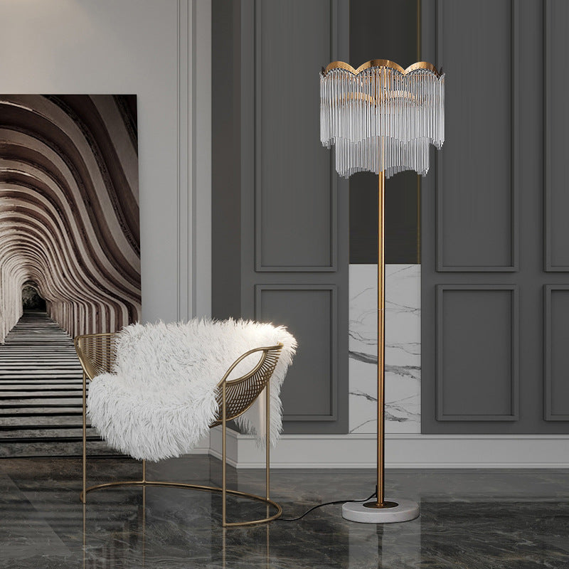 Moderne Kristallglas Stehlampe