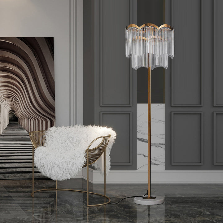 Moderne Kristallglas Stehlampe