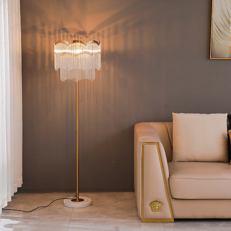 Moderne Kristallglas Stehlampe