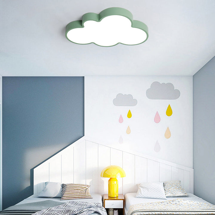 Kinderfreundliche Deckenlampe Wolken-Design