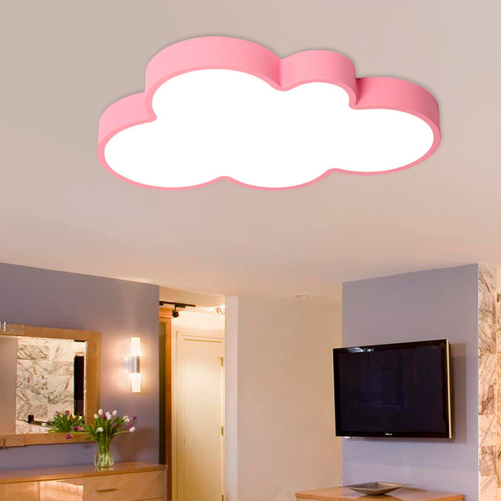 Kinderfreundliche Deckenlampe Wolken-Design