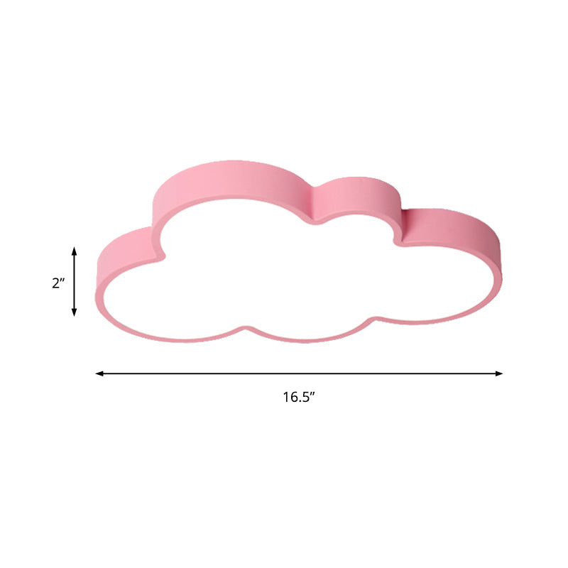 Kinderfreundliche Deckenlampe Wolken-Design