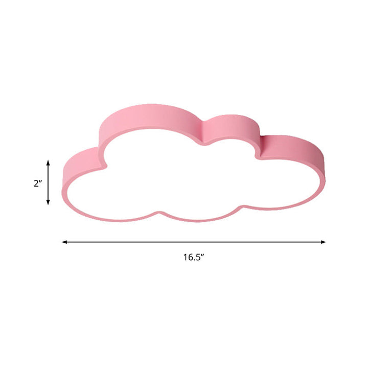 Kinderfreundliche Deckenlampe Wolken-Design