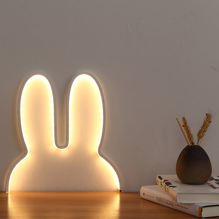 Bunny-förmige LED-Ambiente Wand- und Tisch-Nachtlicht