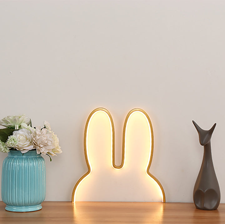 Bunny-förmige LED-Ambiente Wand- und Tisch-Nachtlicht