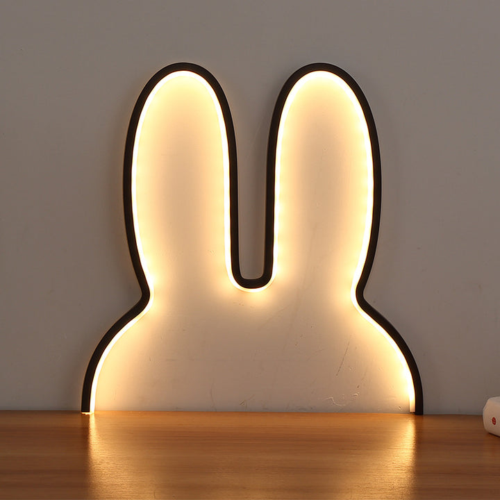 Bunny-förmige LED-Ambiente Wand- und Tisch-Nachtlicht