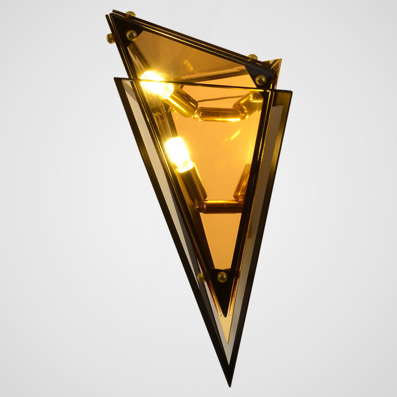 Diamantförmige Wandlampe