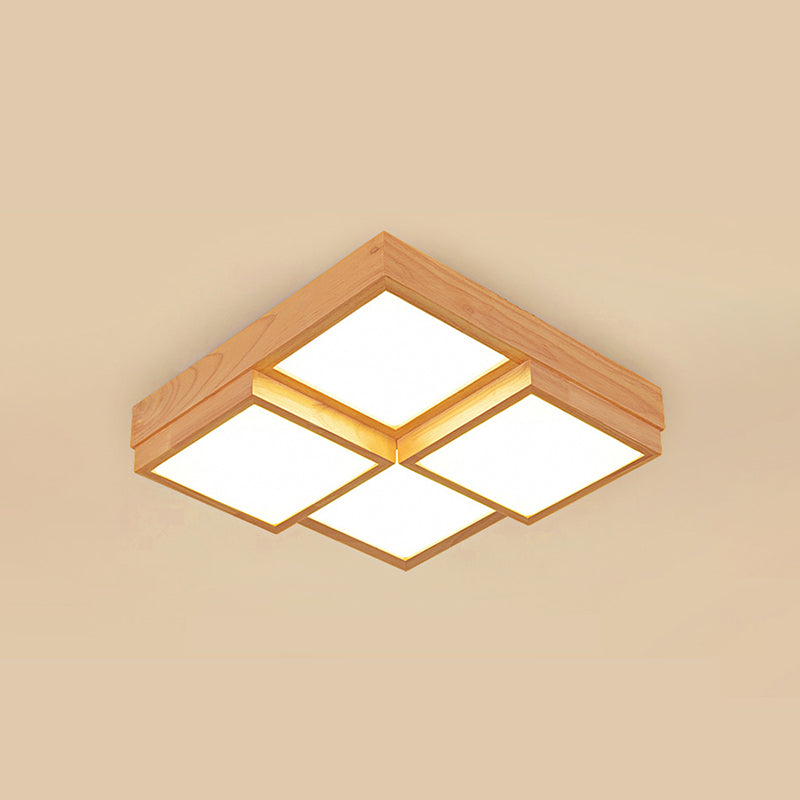 RusticGlow Pendelleuchte - Mehrere Lichter aus natürlichem Holz