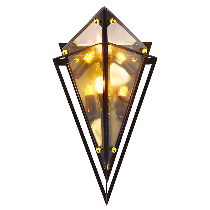 Diamantförmige Wandlampe