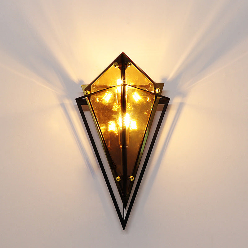 Diamantförmige Wandlampe