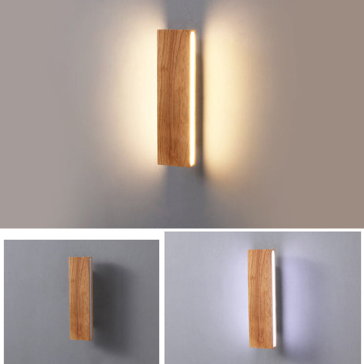 OakBeam | Minimale Massivholz-LED-Wandleuchte