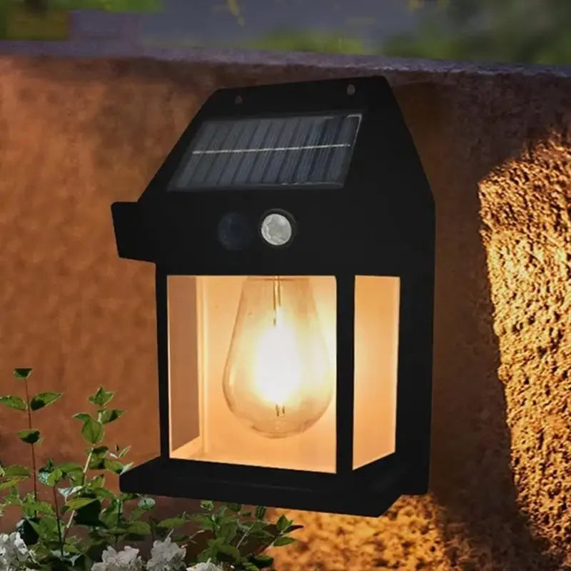 Solar-Wandlampe für den Außenbereich – Mit Bewegungsmelder & Dämmerungsautomatik