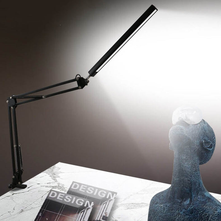 LED faltbare lange Arm Clip Augenschutz USB Lese Tischlampe
