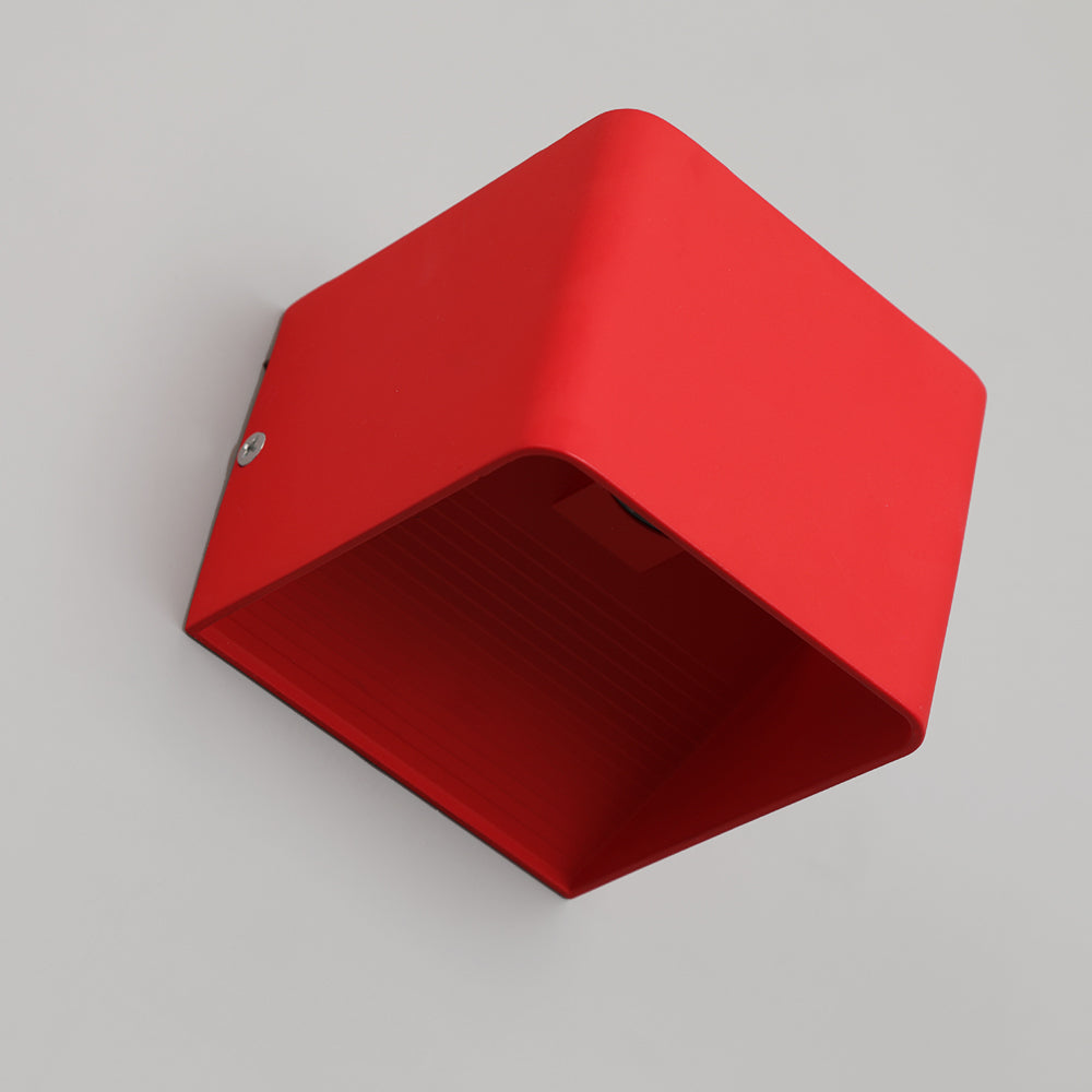 Moderne quadratische Wandlampe