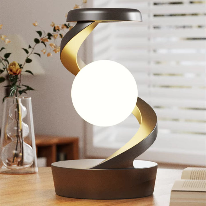 OrbitGlow Lampe - Stilvolles Licht mit kabellosem Laden