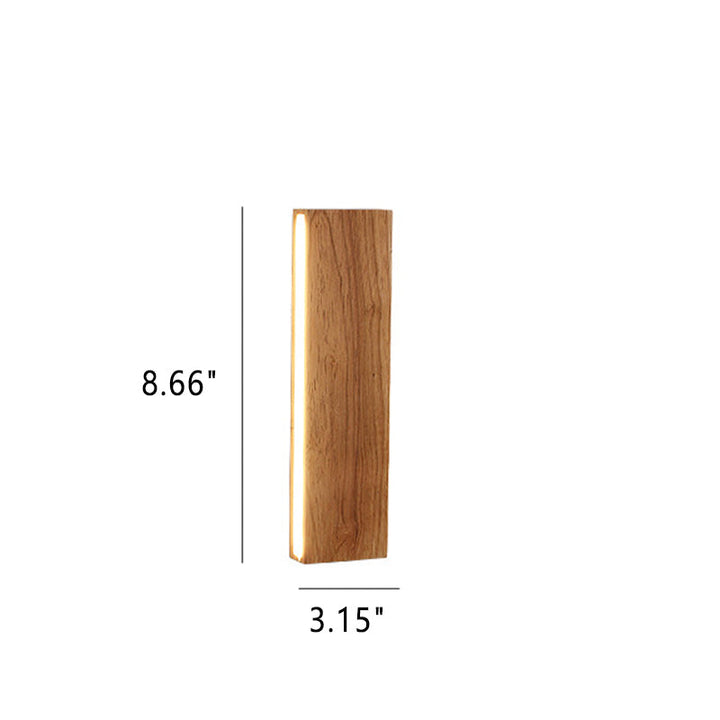 OakBeam | Minimale Massivholz-LED-Wandleuchte