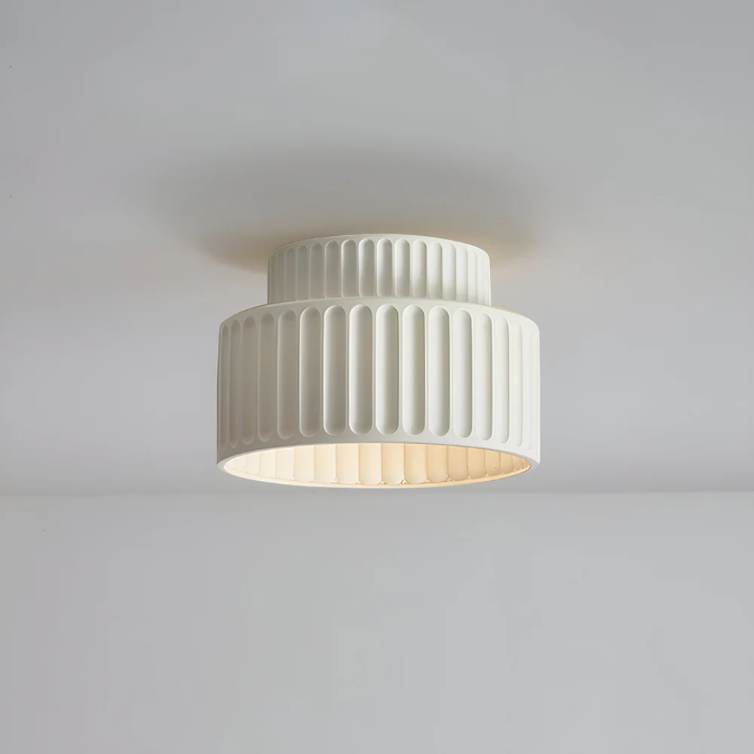 Moderne gerippte Deckenlampe