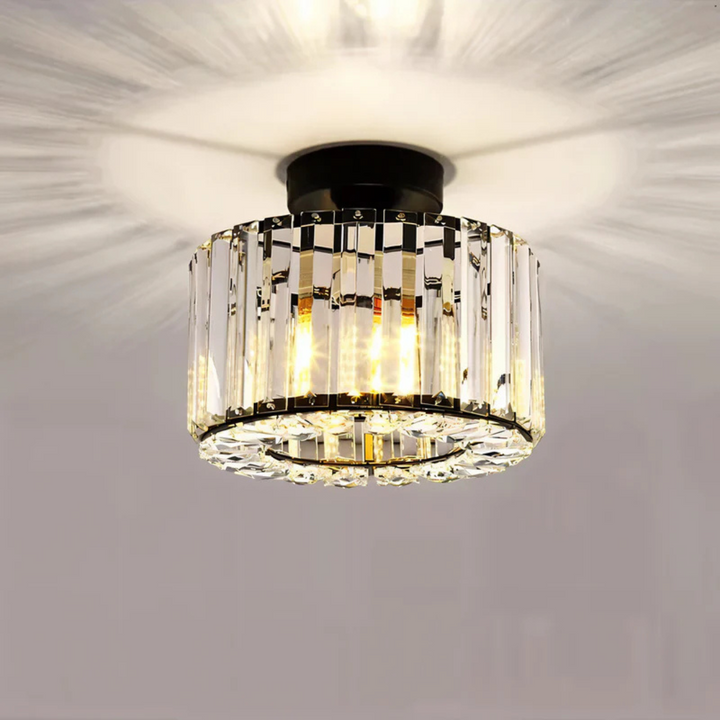 Luxuriöse Kristall-Deckenlampe | Strahlende Deckenbeleuchtung