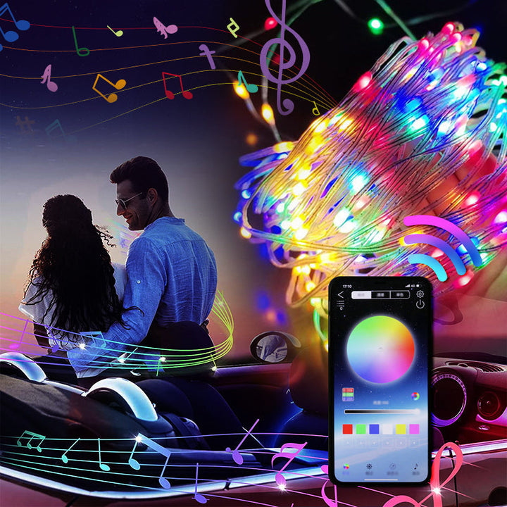 💡🌈Bunte Fernbedienung LED-Streifenlichter😎