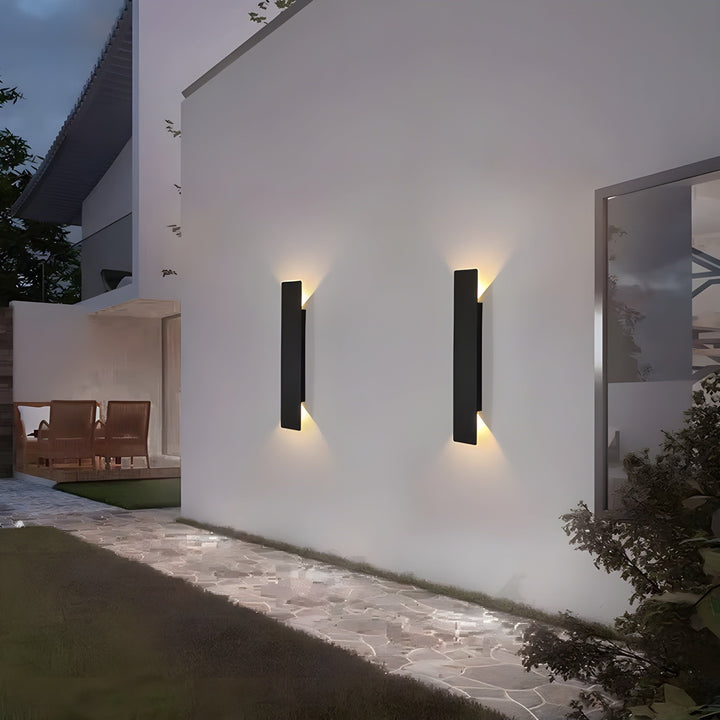 Leicht - Moderne wetterfeste LED-Wandleuchte aus Aluminium für den Außenbereich