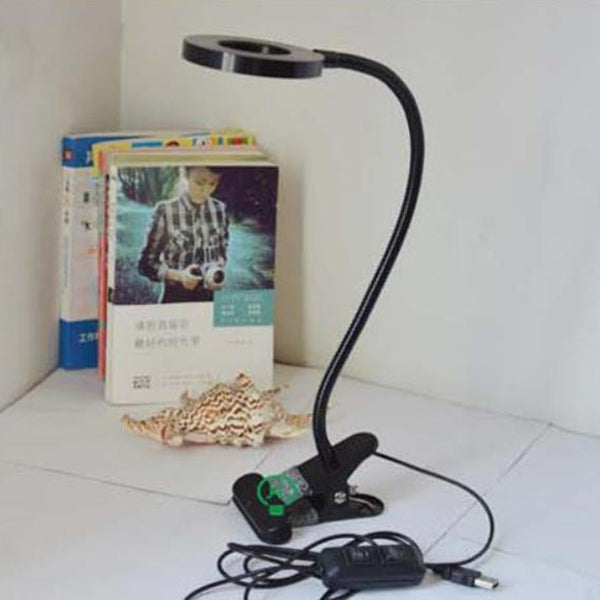 Kreative einfache USB-Hosenknopf LED-Lese-Clip-Schreibtischlampe