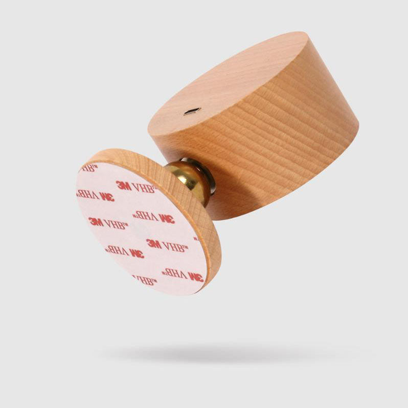 Einfache Holz USB wiederaufladbare Touch-Magnet LED Nachtlicht Wand sconces Lampe