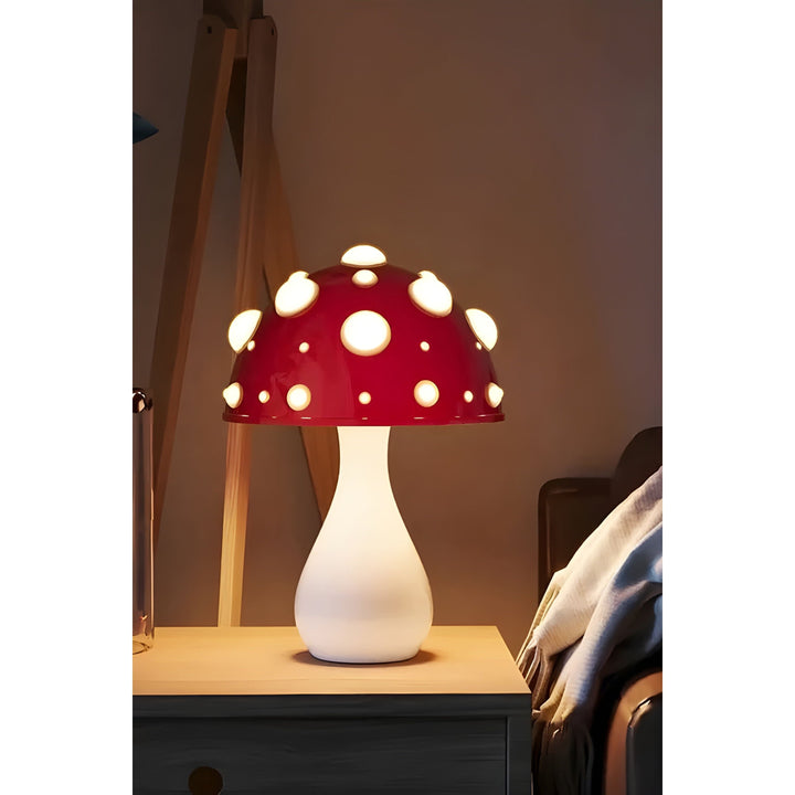 Lampe - Dekorative Pilztischlampe