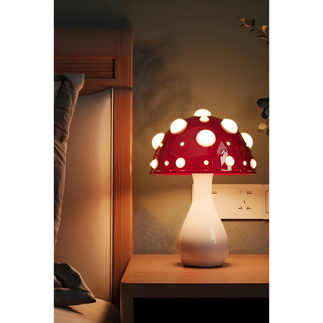 Lampe - Dekorative Pilztischlampe