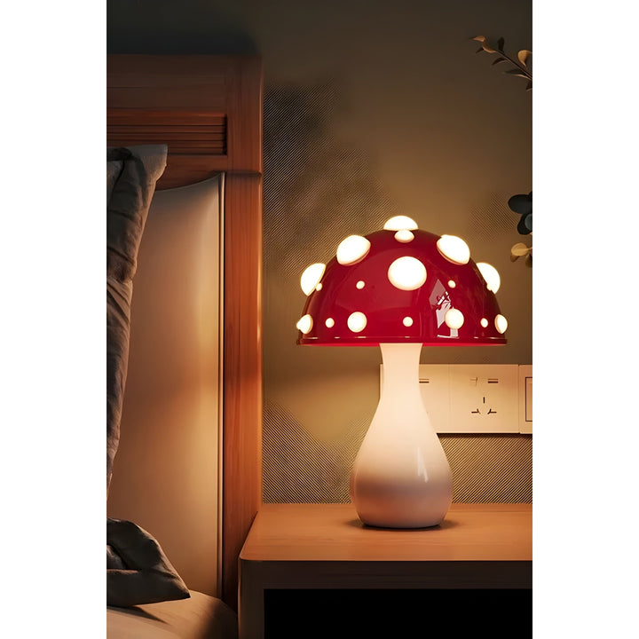 Lampe - Dekorative Pilztischlampe